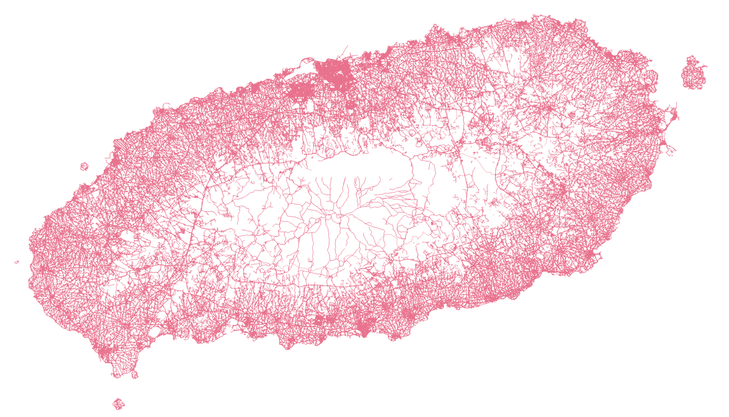 Jeju-wide road network integrating OSM and MOLIT data