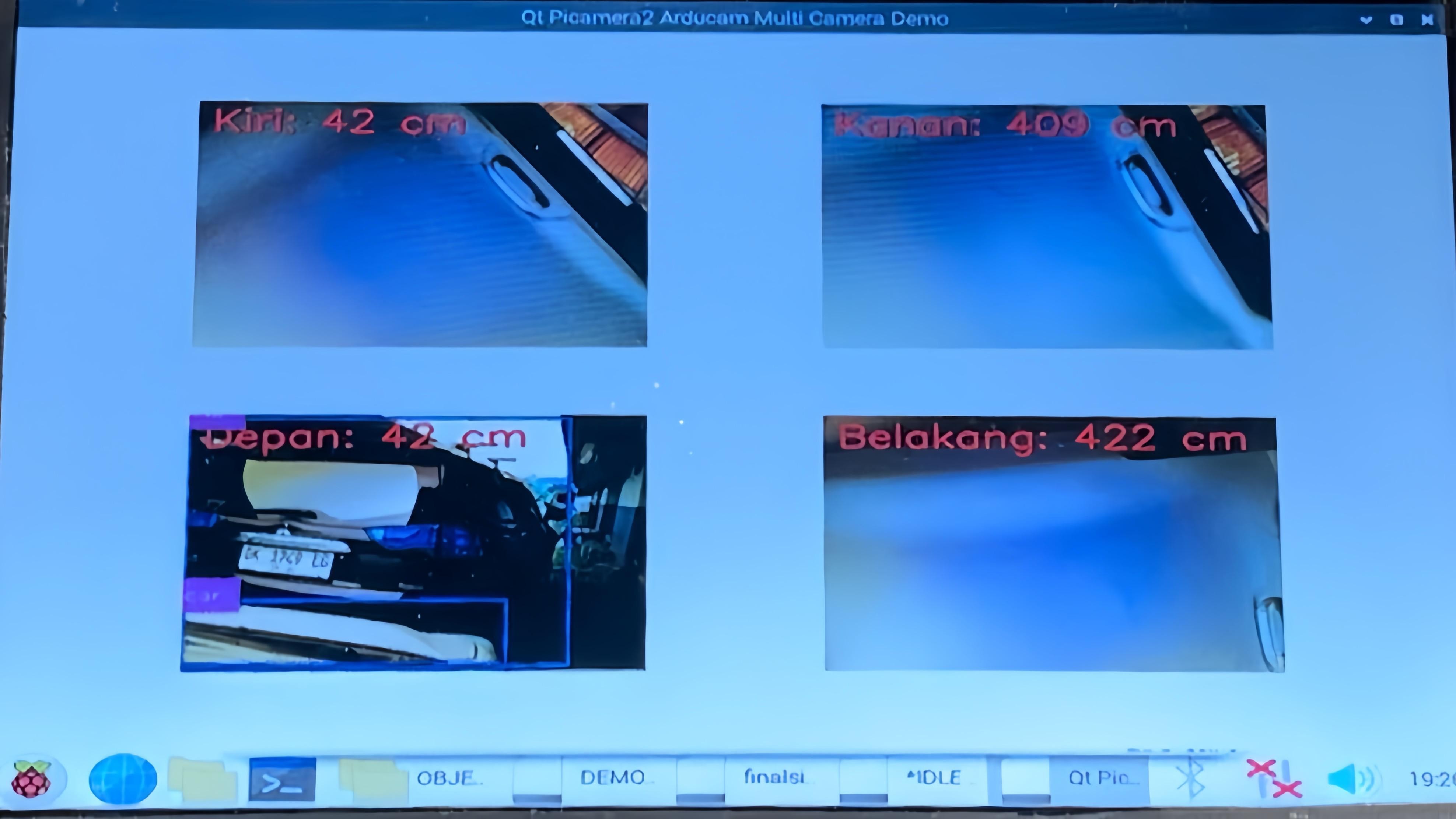 The Results Sensor Tf-Luna LiDAR Module