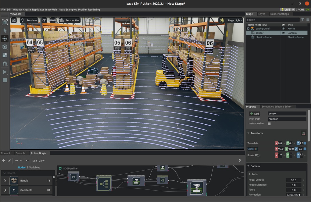Indoor AMR Simulation Environment Using NVIDIA Isaac Sim