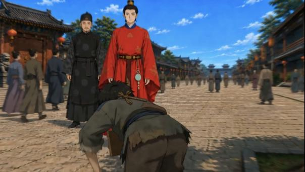 Image of the Camera Movement as Dong Yong Quickly Crawls Forward While Kneeling